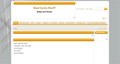 Desktop Screenshot of boydcountysheriff.com